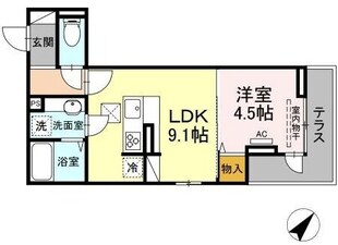 ピュアハイム大倉山の物件間取画像